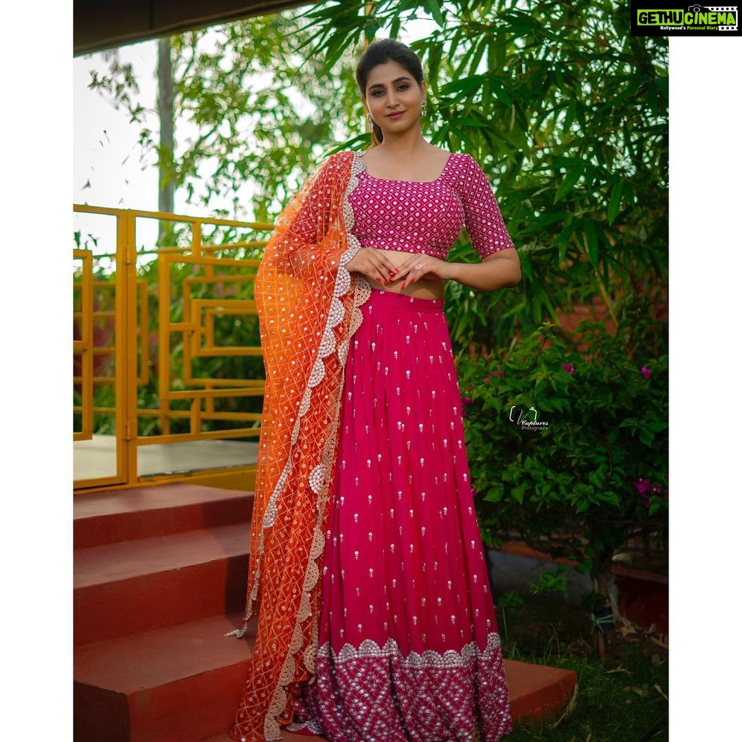 Varshini Sounderajan Instagram - . . . . Wearing @navya.marouthu Makeup @makeupartistspandana PC @v_capturesphotography