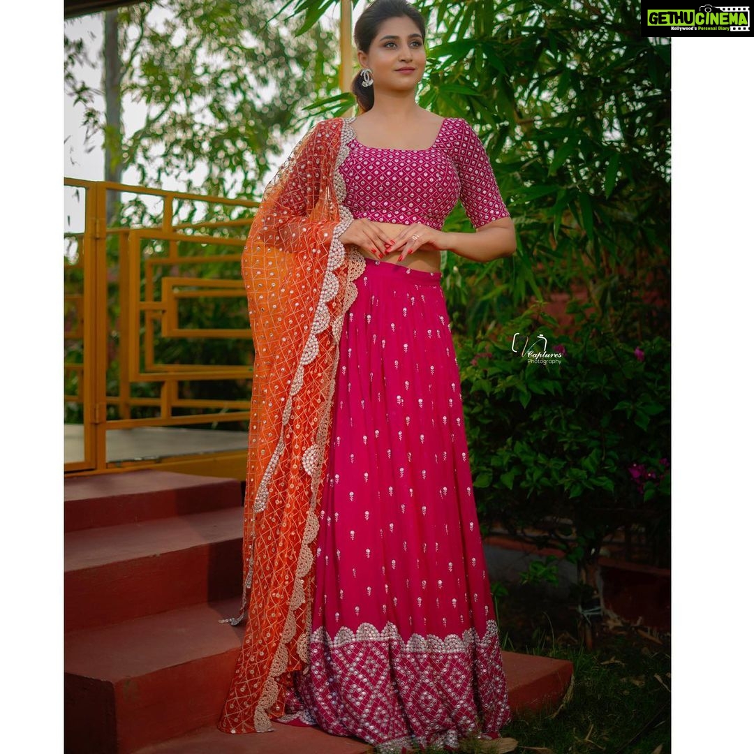 Varshini Sounderajan Instagram - . . . . Wearing @navya.marouthu Makeup @makeupartistspandana PC @v_capturesphotography