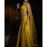 Varshini Sounderajan Instagram - For #comedystars tomm @starmaa #1:30pm @imashwinbabu @errollasantosh @poojarao_ananth Wearing @firoz_design_studio Hair @fairies_and_brides PC @v_capturesphotography