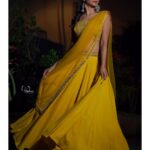 Varshini Sounderajan Instagram - For #comedystars tomm @starmaa #1:30pm @imashwinbabu @errollasantosh @poojarao_ananth Wearing @firoz_design_studio Hair @fairies_and_brides PC @v_capturesphotography