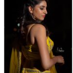 Varshini Sounderajan Instagram - For #comedystars tomm @starmaa #1:30pm @imashwinbabu @errollasantosh @poojarao_ananth Wearing @firoz_design_studio Hair @fairies_and_brides PC @v_capturesphotography