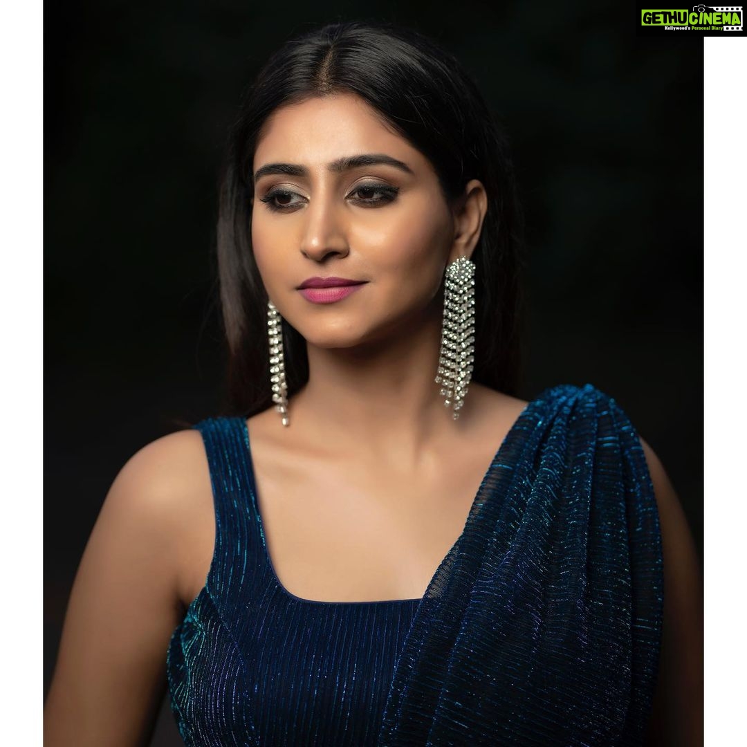Varshini Sounderajan Instagram - Hope u guys r watching #DJ #etv Wearing @firoz_design_studio Makeup @shearsandbrushes_thesalon PC @punithphotography3