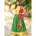 Varshini Sounderajan Instagram - Andariki ugadi subhakanshalu🙏 Wearing @firoz_design_studio for #pandagasirpandagaanthe only on #etv at #9am Jewelry @diya.jewellery PC @unveil_frames
