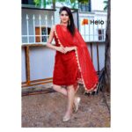 Varshini Sounderajan Instagram - For #patas2sarikothaga Makeup @syam_bridal_makeu_art Hair @swethareddy.mandadi Costume @firoz_design_studio Jewels @firoz_design_studio PC @sunil_jones Follow on @helo_indiaofficial