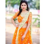 Varshini Sounderajan Instagram - Tune into #etv now.. Wishing you all a very happy Dussehra. Wearing @firoz_design_studio Hair @swethareddy.mandadi Makeup @syam_bridal_makeu_art PC @kiran_frames_