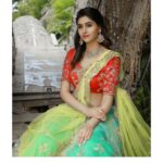 Varshini Sounderajan Instagram - Wishing you all a very happy Vinayaka chavithi.. Costume @firoz_design_studio Jewels @firoz_design_studio PC @acharya_photography Makeup @syam_bridal_makeu_art Hair @swethareddy.mandadi