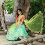 Varshini Sounderajan Instagram - Wishing you all a very happy Vinayaka chavithi.. Costume @firoz_design_studio Jewels @firoz_design_studio PC @acharya_photography Makeup @syam_bridal_makeu_art Hair @swethareddy.mandadi