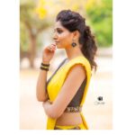 Varshini Sounderajan Instagram - Wishing you all a very happy Ugadi Tune into #etv now.. wearing @divya_varun_official for #sudheergadipelligola Styling @dhiyuu Makeup n hair @emraanartistry PC @chinthuu_klicks
