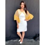 Varshini Sounderajan Instagram - For #Cash #etv #mallemala Wearing @labelmanasi