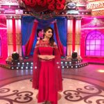 Varshini Sounderajan Instagram - Happy to be part of @jabardasth_official😍 #etv @9:30 Costume n styling @justlikethatbyanju Makeup @shearsnbrushes Hair @Gopi