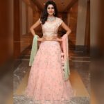 Varshini Sounderajan Instagram - For #utsavbazar event in town yesterday. Costume @mugdhaartstudio Make n hair @naazbridalmakeovers