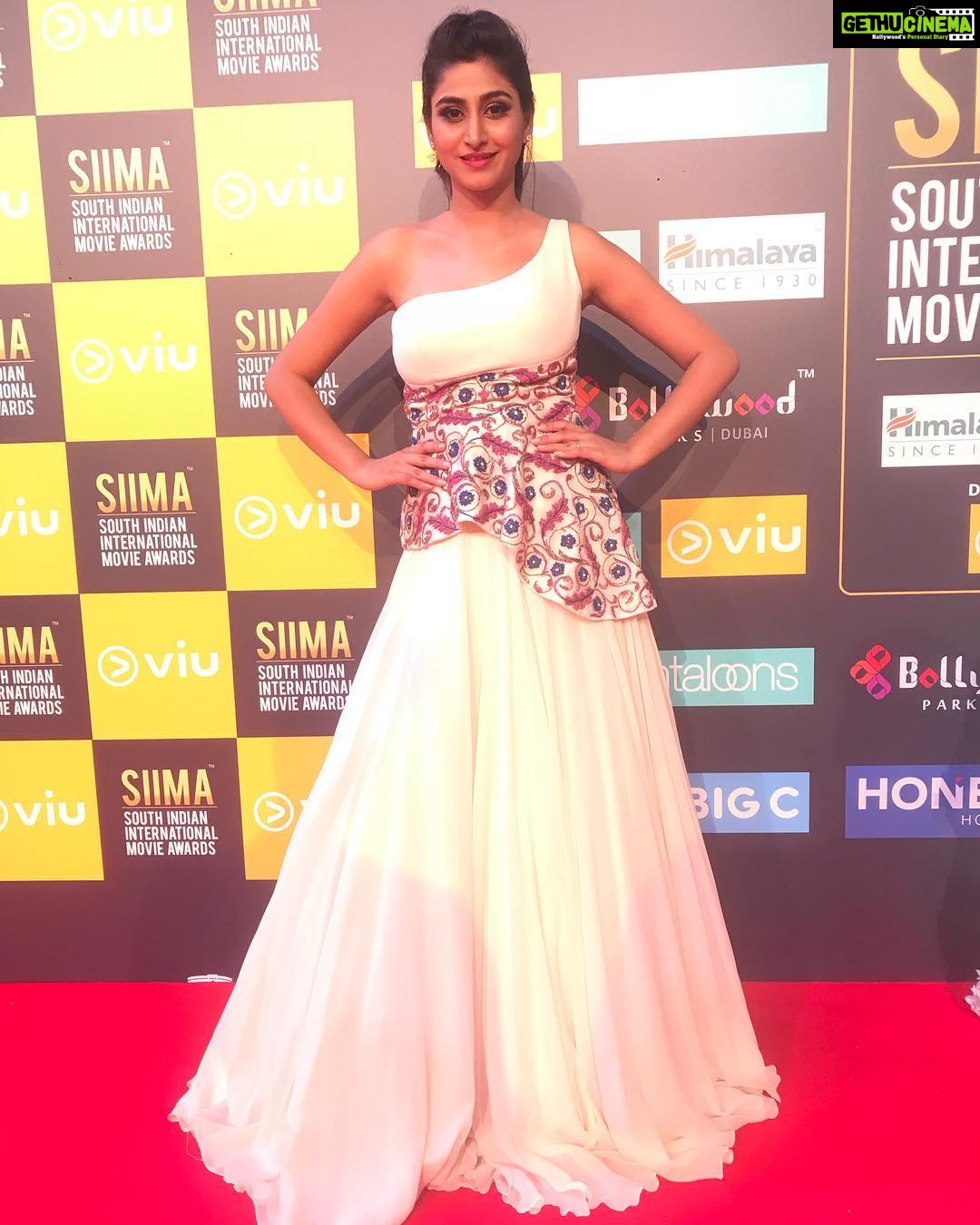 Varshini Sounderajan Instagram - SIIMA-Day 2 Wearing @designerkavitaagarwal Makeup @nehaashah21 Hair @sabasmua PC @kkathirravan