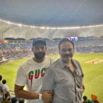 Varun Tej Instagram - Mad energy here in Dubai!!! Go team India!!🇮🇳 #indvspak #t20worldcup Dubai International Cricket Stadium