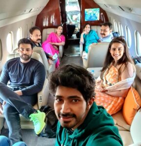 Varun Tej Instagram - Off we go!
#udaipur#wedding