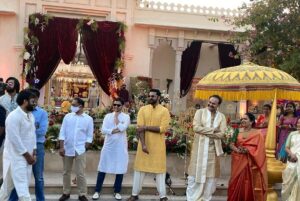 Varun Tej Instagram - Baraat for the new bava!

#udaipur
#Nischay