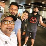 Varun Tej Instagram - Great start to a week!!!💪🏽💪🏽💪🏽 @jetpanja @rakeshudiyar URLife