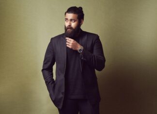 Varun Tej Instagram - I think in black!🖤🖤🖤 Shot by - @eshaangirri Outfit - @raamzofficial Styled by my favs- @ashwin_ash1 @hassankhan_3 Watch - @longines