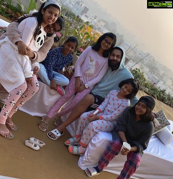 Varun Tej Instagram - Me and my cuties wishing you all a very happy bhogi! #bhogi#festive