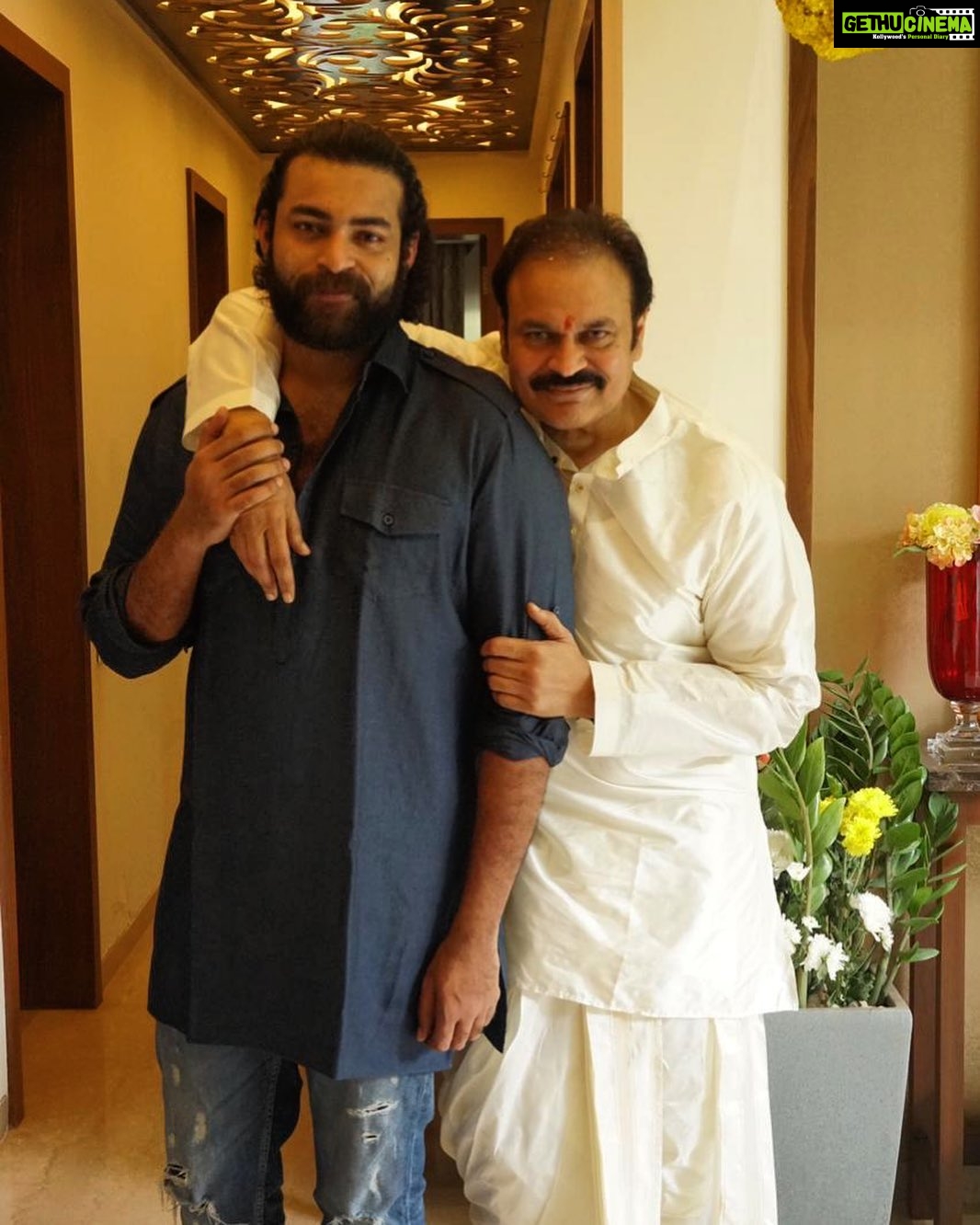Varun Tej Instagram - Happy birthday Nana! Will do anything to put a smile on your face.. Thanks for this wonderful life you’ve given me.. Love you the most!❤❤❤