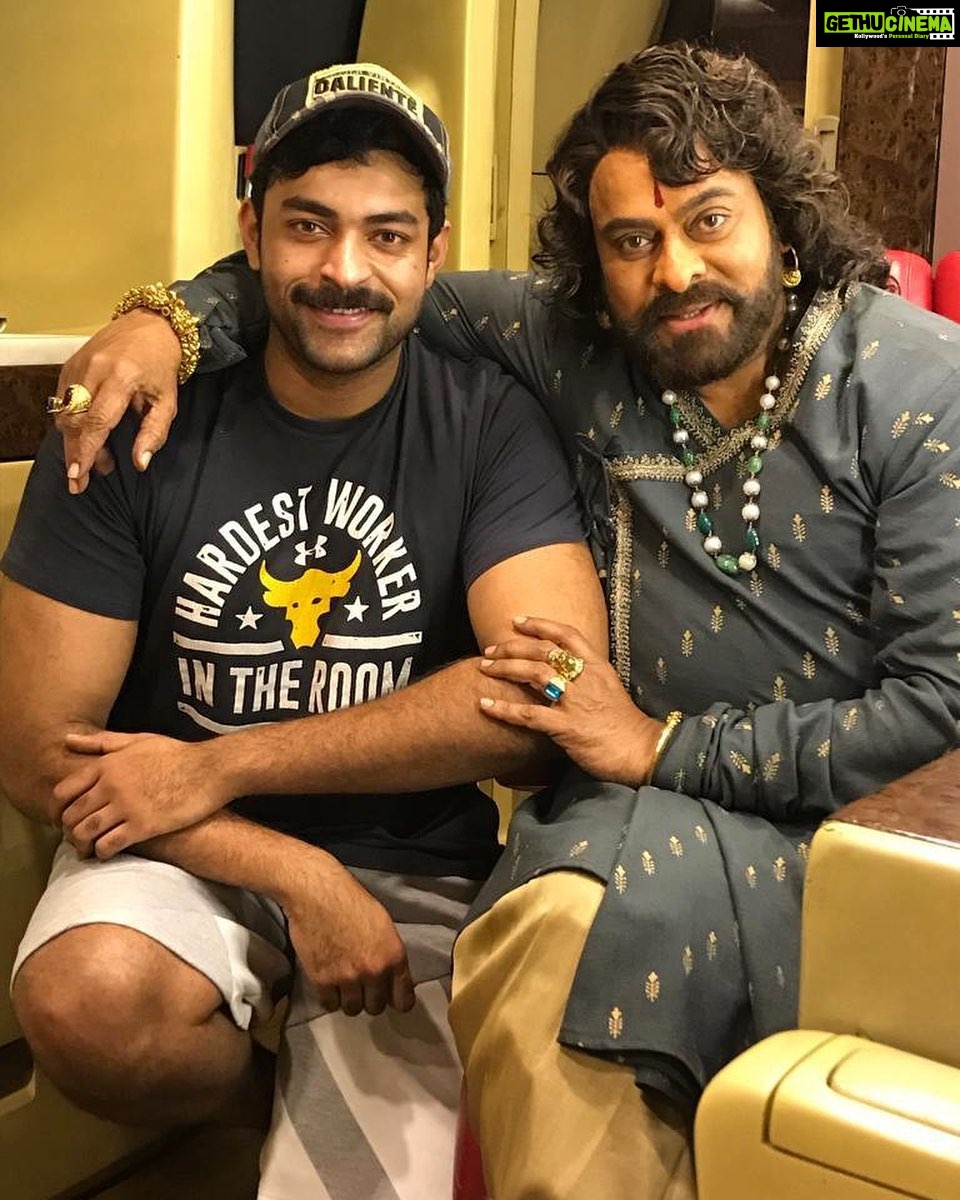 Varun Tej Instagram - Iβm just so damn proud to be a Chiranjeevi garuβs fan! Loved every bit of #SyeRaaNarsimhaReddy What an emotional & patriotic ride!! Great job by all actors and technicians. Surender Reddy kudos!ππ½ππ½ππ½ @alwaysramcharan Anna πππ MegaaaaStaaaaaaarrrrrr!π€©π€©π€©
