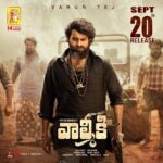 Varun Tej Instagram - A new release date! September 20th it is! But I assure you all that this September 20 is gonna be banging!🔥🔥🔥 #ValmikiOnSep20th 😈