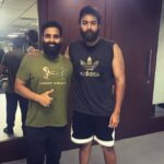 Varun Tej Instagram - Don't like it if someone has a longer beard than I do..😈 @kuldepsethi you better trim it down by our next session!👊🏽👊🏽👊🏽 #beardissues
