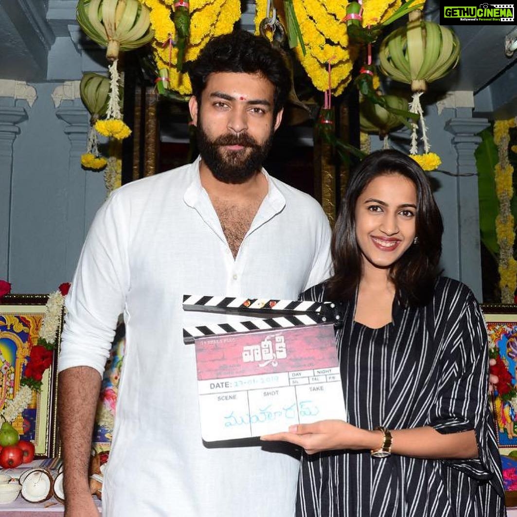Varun Tej Instagram - New chapter begins! #Valmiki 🎬 @harish2you