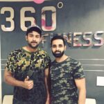 Varun Tej Instagram - Twinning with my trainer @kuldepsethi at #360degreefitness