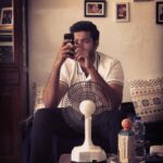 Varun Tej Instagram - So lost into my phone... Guess what I'm looking at?? 🤔🤔🤔