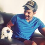 Varun Tej Instagram – Not a very pet friendly person but couldn’t stay away from this munchkin!
It’s so adorable!!🤗