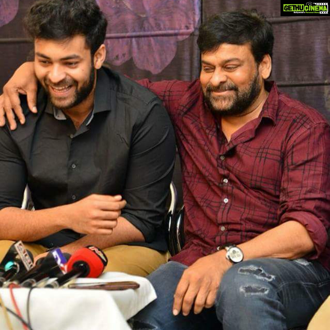 Varun Tej Instagram - And this happened yesterday!!! Such lovely words from the Megastar himself about #Tholiprema Each and everything tht you've said to me and my team is really inspiring! 🙏🏽🙏🏽🙏🏽🙏🏽🙏🏽