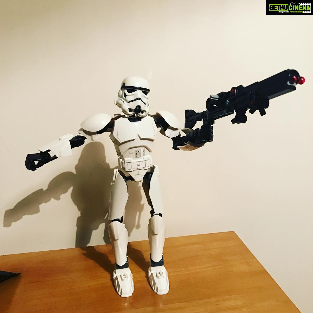 Varun Tej Instagram - One hour of work on my new lego set!! #Stormtrooper#Starwars Orchards Holiday Park