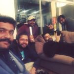 Varun Tej Instagram - ‪Chilling with the team while we wait for the rain to stop...‬ ‪#shootscenes#London ‬