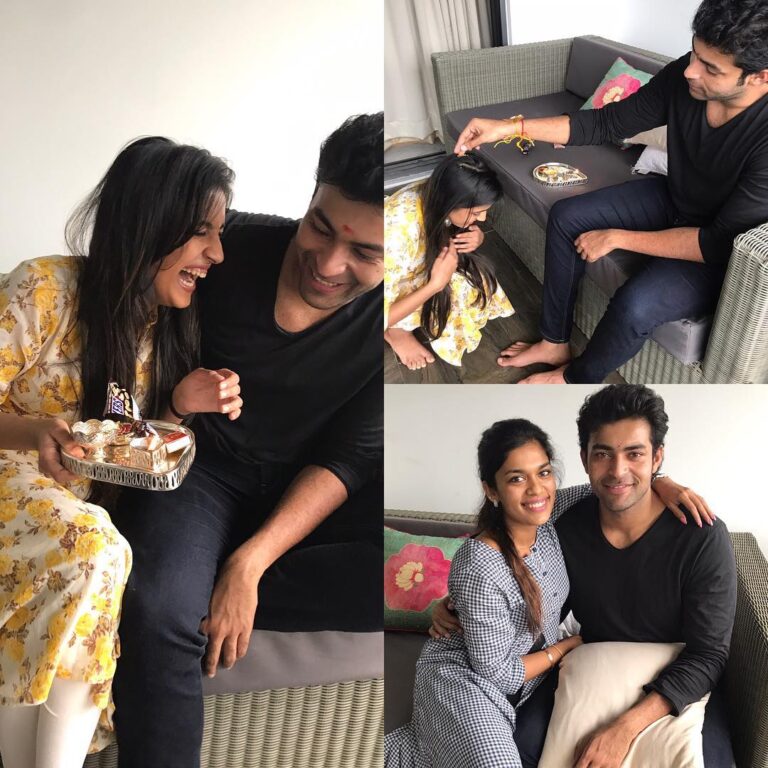 Varun Tej Instagram - A day well spent with my sisters!! Lots of love to them! Hope you guys had a great day too!! Happy rakshabandhan!😊😊😊