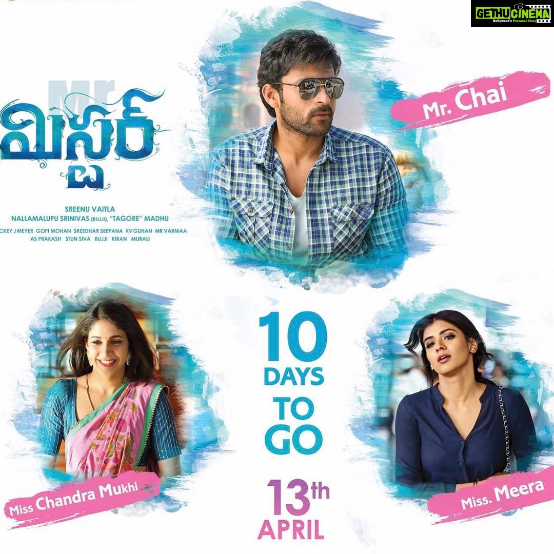 Varun Tej Instagram - Introducing the characters from my movie #Mister The release is fixed so lock your dates!!!:) 10days to go! #MisterOnApril13th