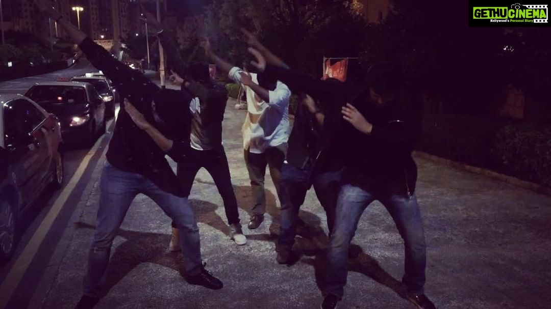 Varun Tej Instagram - Throwback from hongkong Dabbing tht!! #throwback#dab#epicnight