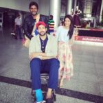Varun Tej Instagram – Back to Hyderabad from ooty!
These two took really good care of me..
Thanks guys for all the wishes..
😊
P.S-Tried to imitate the trio in #oopiri Rajiv Gandhi International Airport Shamshabad, Hyderabad