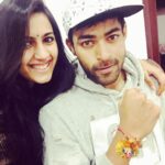 Varun Tej Instagram - This cutie drove all the way to my shooting location in banswada to tie me a rakhi! Love you to the sky and back!😘 #rakshabandhan#sislove Banswada