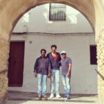 Varun Tej Instagram - The trio! With my cinematographer and director #dop#actor#director#shoot#mister Vejer de la Fronter (Cadiz)