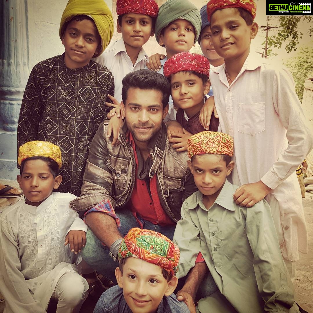 Varun Tej Instagram - #loafer#shoot#kids#cuties#rajasthan#jodhpur#bluecity#songshoot