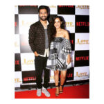 Vicky Kaushal Instagram - Last night at special screening of our film #lovepersquarefoot ...styled by @amandeepkaur87. Thankful to all the wonderful people who made this so special for us with their presence and well wishes! 🤗🙏