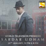 Vicky Kaushal Instagram - What a magical and fulfilling experience it was to play the legendary #SardarUdham on screen! It's time to meet this unsung hero in the #WorldTelevisionPremiere of ‘Sardar Udham’, 26th January, 12PM & 8PM, only on #SonyMAX.