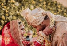 Vicky Kaushal Instagram - Only love and gratitude in our hearts for everything that brought us to this moment. Seeking all your love and blessings as we begin this new journey together. 🙏🏽❤️