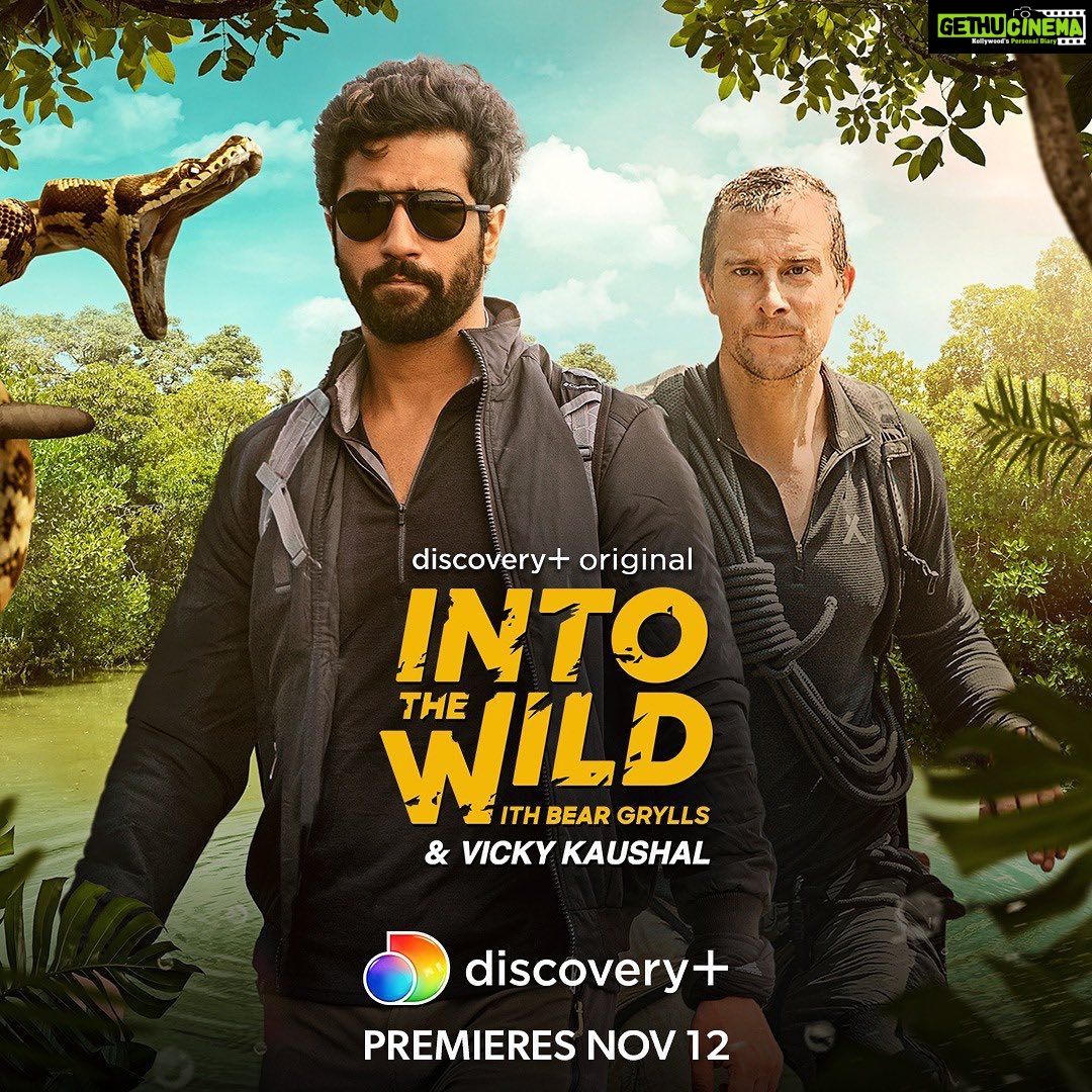 Vicky Kaushal Instagram - An adventure of a lifetime with none other than survival expert @beargrylls, let's see what he has planned for me. 'Into The Wild', premieres on November 12, on @discoveryplusin #discoveryplus #IntoTheWild #Survival