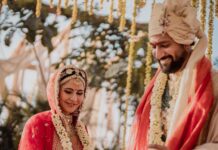 Vicky Kaushal Instagram - Only love and gratitude in our hearts for everything that brought us to this moment. Seeking all your love and blessings as we begin this new journey together. 🙏🏽❤️