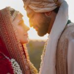 Vicky Kaushal Instagram – Only love and gratitude in our hearts for everything that brought us to this moment. Seeking all your love and blessings as we begin this new journey together. 🙏🏽❤️