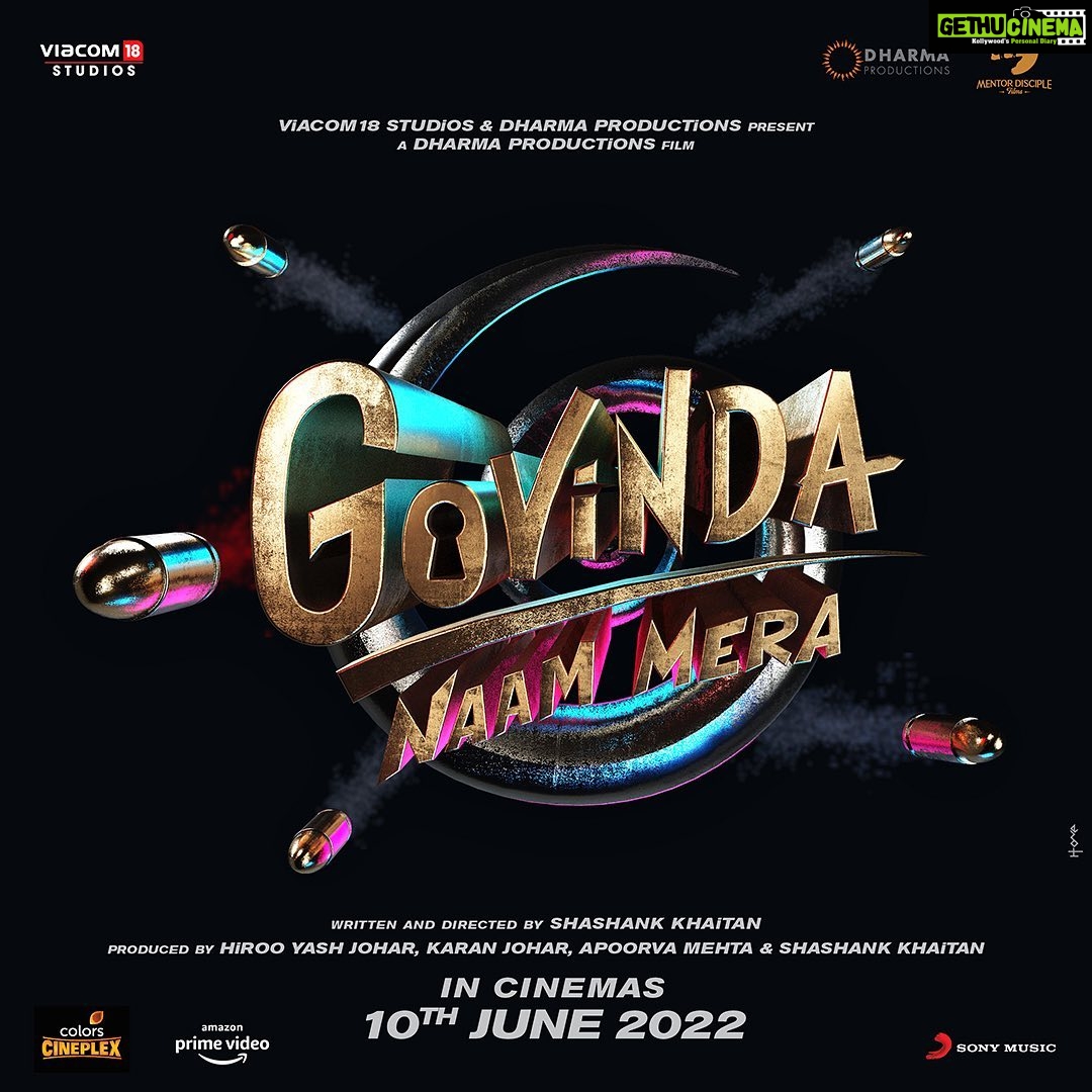 Vicky Kaushal Instagram - Tevar hai jhakaas, dance hai first class, par life? Life hai ekdum chaos! Meet me - #GovindaNaamMera only in cinemas on 10th June 2022. Arrey rukiye, meet my partners in crime! Stay tuned! @karanjohar @apoorva1972 @ajit_andhare @bhumipednekar @kiaraaliaadvani @shashankkhaitan @dharmamovies @viacom18studios @sonymusicindia