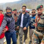 Vicky Kaushal Instagram – My heartfelt thanks to the Indian Army for inviting me to the Uri Base Camp, Kashmir. Thank You for giving me an opportunity to spend a lovely day with the locals who were so full of warmth  and amazingly talented. It is the biggest honour for me to be in company of our great armed forces. Thank You. Jai Hind! 🇮🇳❤️