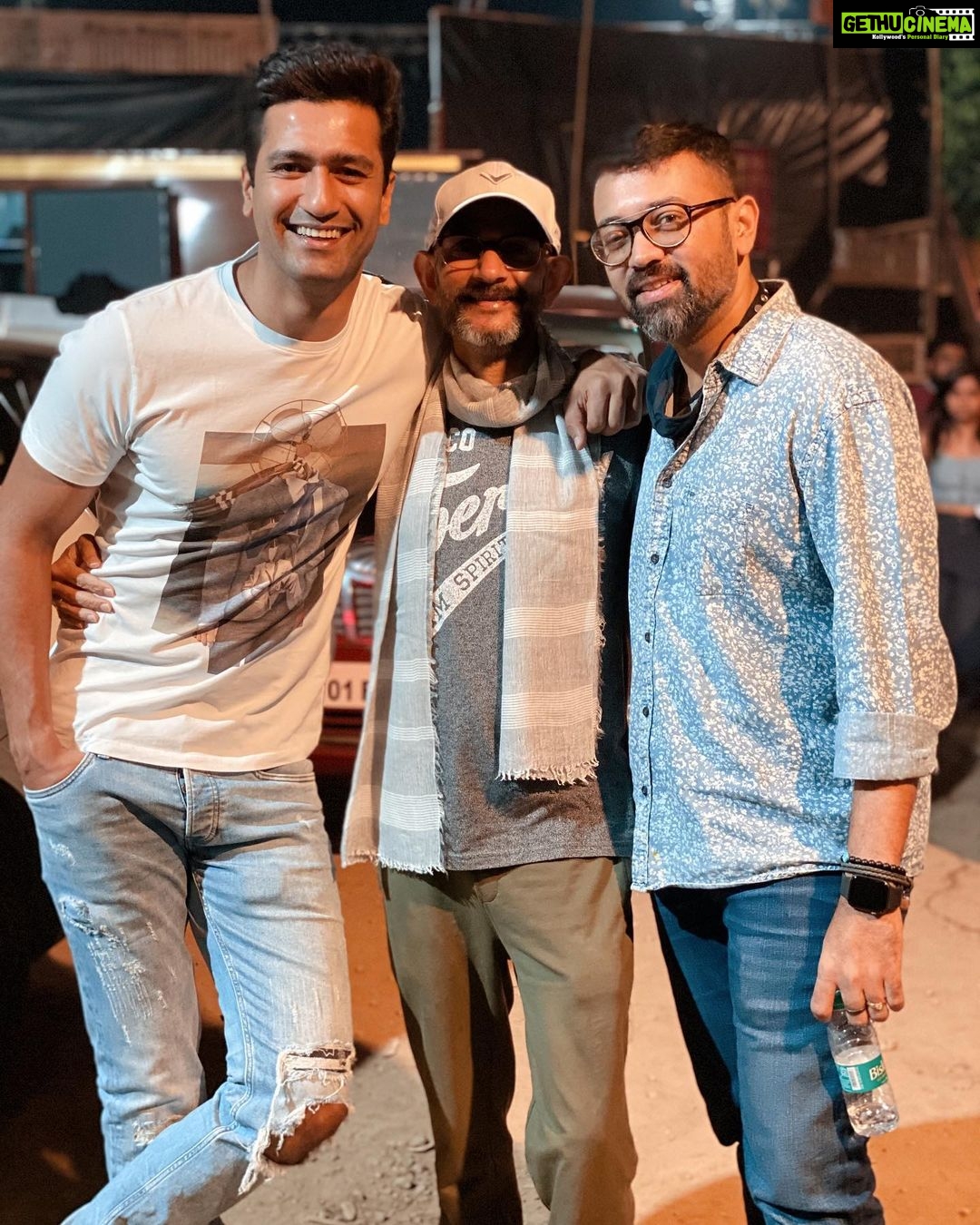 Vicky Kaushal Instagram - What an absolute joyride this one’s been! Wish I could share more details... ab ke liye itna hi. 😬🤐🥳 . @vijaykrishnaacharyaofficial @kamera002