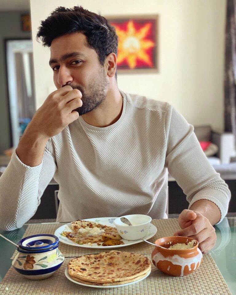 Vicky Kaushal Instagram - A meal at Home after ages! ☺️